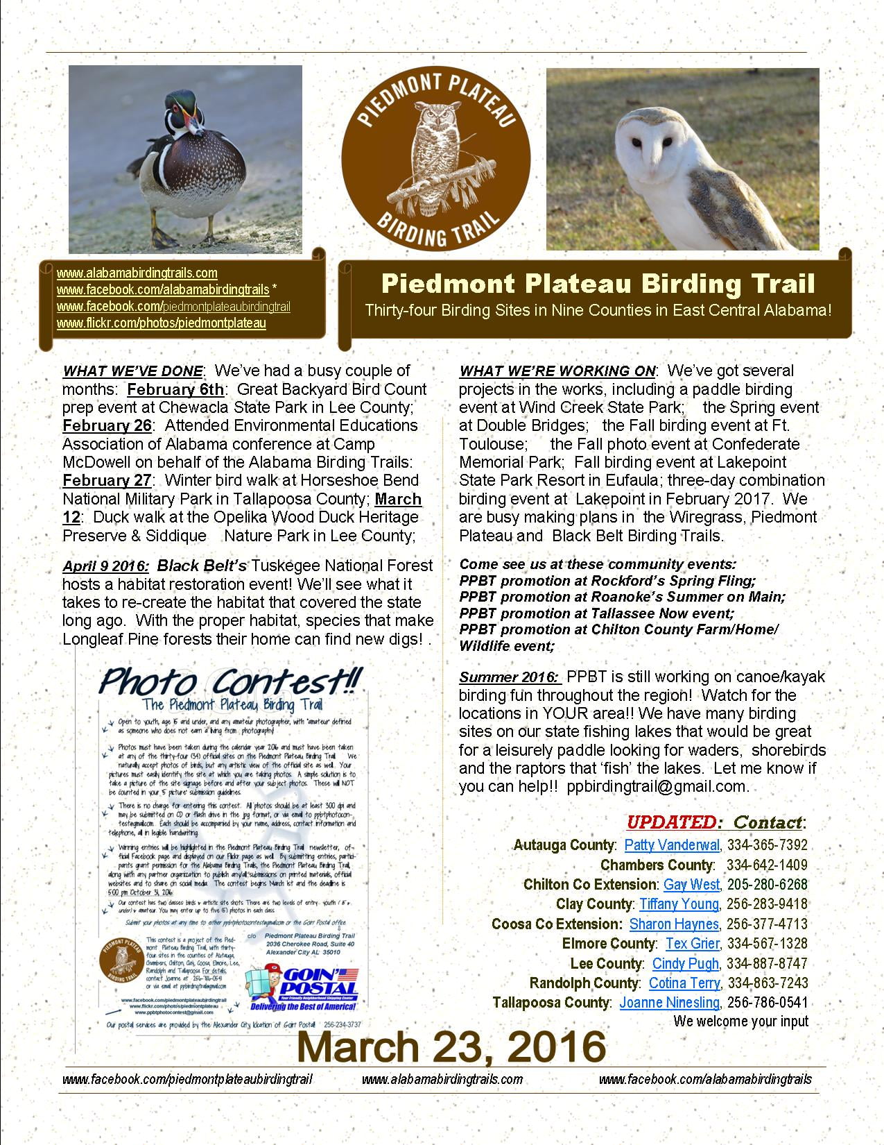 PPBT Newsletter MAR 2016